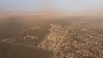 Bụi từ dự án sân bay Long Thành bay dày đặc khu dân cư