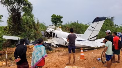 Rơi máy bay ở Brazil, không một ai sống sót