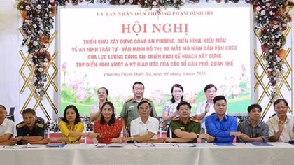 Mô hình Công an phường kiểu mẫu:  Hướng về “đích” vì nhân dân phục vụ