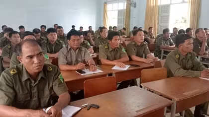 Phát huy vai trò tích cực của Công an bán chuyên trách ở vùng sâu