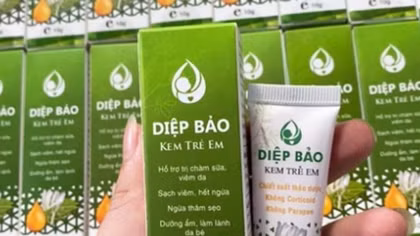Khuyến cáo người tiêu dùng không mua sản phẩm "Diệp Bảo-Kem trẻ em"