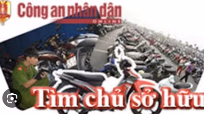 Tìm chủ sở hữu xe máy liên quan đến vụ án “Gây rối trật tự công cộng”
