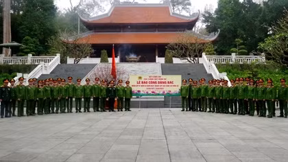 Cục Cảnh sát hình sự báo công dâng Bác tại Khu Di tích K9