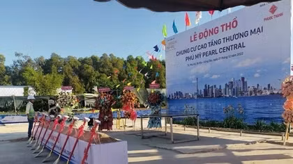 Ngay sau lễ động thổ, chính quyền cảnh báo dấu hiệu vi phạm của dự án Phú Mỹ Pearl Central