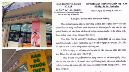 Kiểm tra 2 cơ sở hành nghề y trên địa bàn quận Cầu Giấy theo phản ánh của Báo CAND