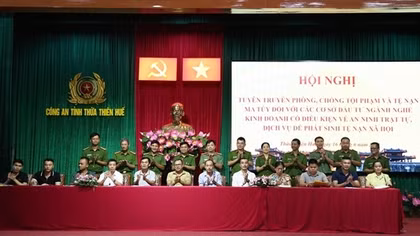 Hơn 100 cơ sở kinh doanh cam kết chấp hành quy định của pháp luật