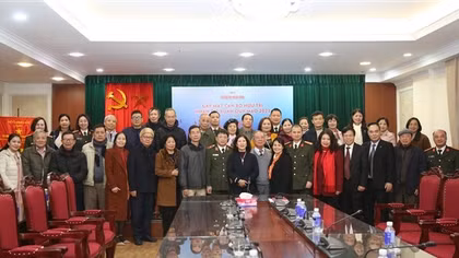 Cuộc hội ngộ ân tình tại Báo CAND những ngày cuối năm