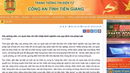 Xử lý nghiêm cộng tác viên báo chí có dấu hiệu “dàn dựng” vụ việc
