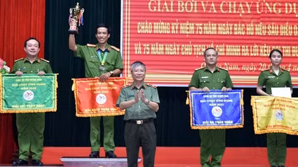 Phát triển thể thao ứng dụng nghiệp vụ trong Công an Quảng Nam