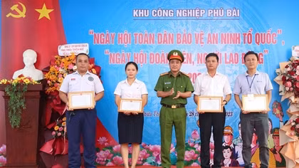 Lan tỏa phong trào Toàn dân bảo vệ An ninh Tổ quốc tại các KCN ở Thừa Thiên - Huế