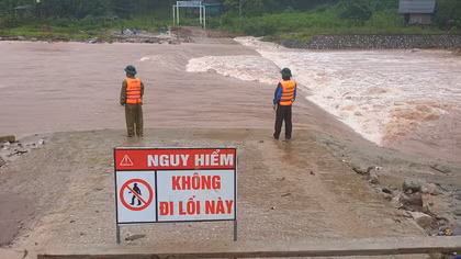 Chủ động ứng phó với ngập lụt, nguy cơ lũ quét, sạt lở đất
