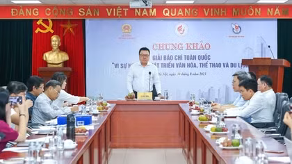 Hơn 1.000 tác phẩm báo chí dự giải "Vì sự nghiệp phát triển văn hóa, thể thao và du lịch"