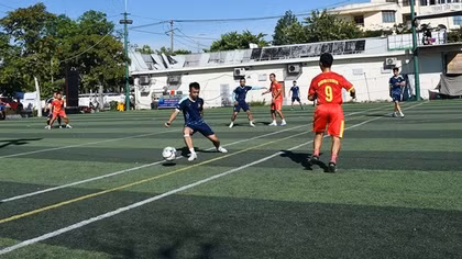 Sôi nổi Giải bóng đá đầu tiên của thanh niên khối lực lượng vũ trang và doanh nghiệp tại Quảng Nam