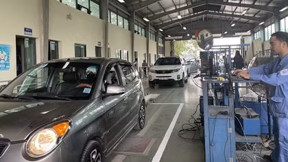 Số lượng xe bỏ lịch hẹn đăng kiểm có xu hướng tăng