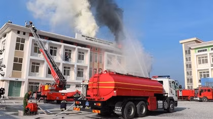 Công an tỉnh Tuyên Quang tổ chức diễn tập thực binh Phương án A2