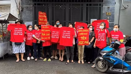 Anh ngữ Apax dùng bất động sản ở Bình Phước để trả nợ nhưng phụ huynh không đồng ý