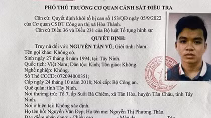 Truy nã “hot boy” lạm dụng tín nhiệm chiếm đoạt tài sản