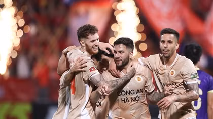 Đánh bại Hà Nội FC, CLB Công an Hà Nội tiếp tục bám đuổi ngôi đầu