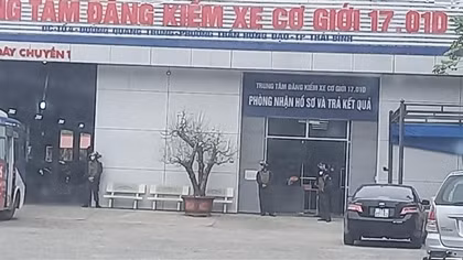 Hai trung tâm đăng kiểm tại Thái Bình hoạt động trở lại
