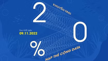 Nạp tiền tặng data, tháng 11 quà bao la