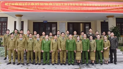 Tập huấn nghiệp vụ cho lực lượng chống ma túy của Lào