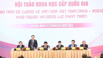 Khai mạc Hội thảo khoa học quốc gia 80 năm Đề cương về văn hoá Việt Nam