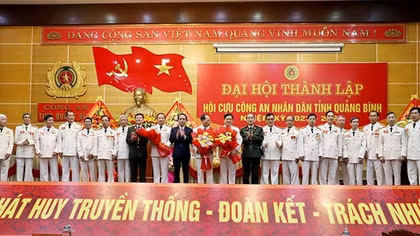 Thành lập Hội Cựu CAND tỉnh Quảng Bình