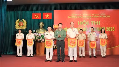 Sôi nổi Hội thi Bí thư chi bộ giỏi Cục An ninh chính trị nội bộ