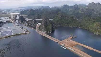 Dừng triển khai dự án đô thị lấn biển vùng đệm di sản vịnh Hạ Long