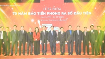 Báo Tiền phong kỷ niệm 70 năm phát hành số báo đầu tiên