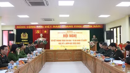Cụm thi đua số 2 khối các học viện, trường CAND sơ kết phong trào thi đua “Vì an ninh Tổ quốc”