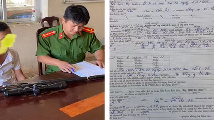 Vác súng hơi lên xe máy kẹp ba