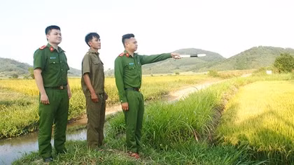 Công an xã góp phần thay đổi diện mạo huyện miền núi