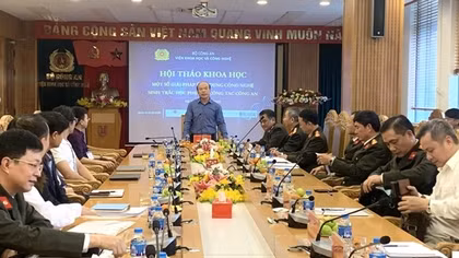 Đẩy mạnh nghiên cứu, ứng dụng công nghệ sinh trắc học phục vụ công tác Công an