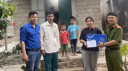 Dấu ấn đẹp của Công an Ninh Hải với học sinh nghèo khó