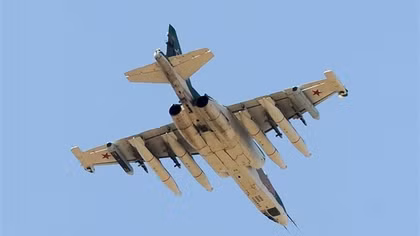 Cường kích Su-25 của Nga rơi gần biên giới Ukraine