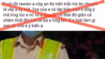 Bị phạt vì quay clip kèm lời nói lăng mạ CSGT