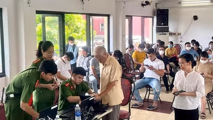 Cấp CCCD cho 828.229 người dân Ninh Bình tại khu vực phía Bắc và phía Nam