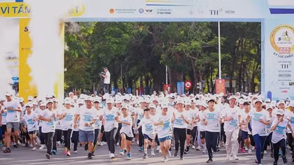4.500 người tham gia giải chạy “S-Race" 2023 tại TP Hải Phòng