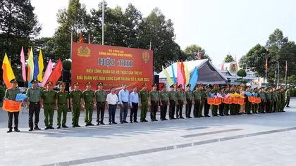 Cụm thi đua số 6 - Bộ Công an tổng kết phong trào thi đua “Vì an ninh Tổ quốc”