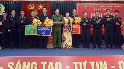 Sôi nổi hội thi Bí thư Chi bộ giỏi tại Trung đoàn Cảnh sát cơ động Trung bộ
