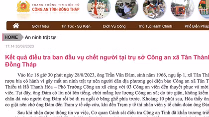 Làm rõ vụ chết người xảy ra tại xã Tân Thành B – huyện Tân Hồng