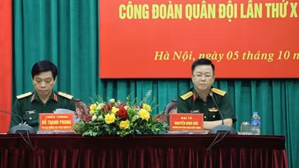 Gần 400 đại biểu sẽ dự Đại hội đại biểu Công đoàn Quân đội lần thứ X