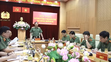 Đẩy nhanh tiến độ giải ngân, thực hiện hiệu quả mục tiêu hiện đại hóa lực lượng CAND