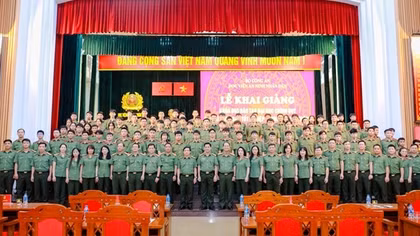 Học viện ANND khai giảng Khóa D55 đào tạo đại học chính quy