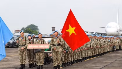 Đội Công binh số 2 lên đường thực hiện nhiệm vụ tại Abyei