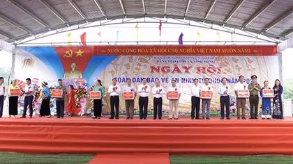 Hòa Bình tổ chức "điểm" Ngày hội toàn dân bảo vệ An ninh Tổ quốc