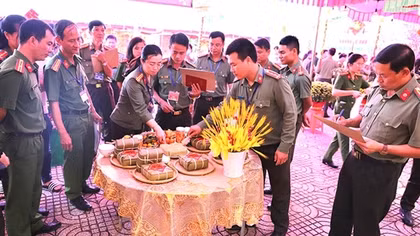 Công an tỉnh Đắk Nông tổ chức Hội thi nấu bánh chưng xanh