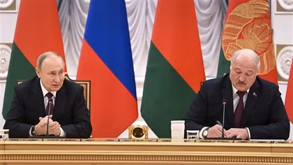 Tổng thống Putin muốn thiết lập trung tâm huấn luyện cùng Belarus