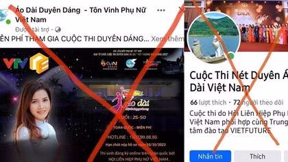 Cảnh giác việc mạo danh tổ chức thi áo dài